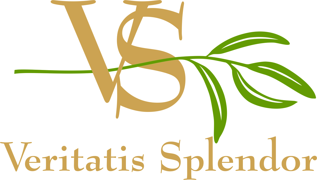 Les lettres majuscules ViS entrelacées avec un rameau d'olivier, symbole de paix