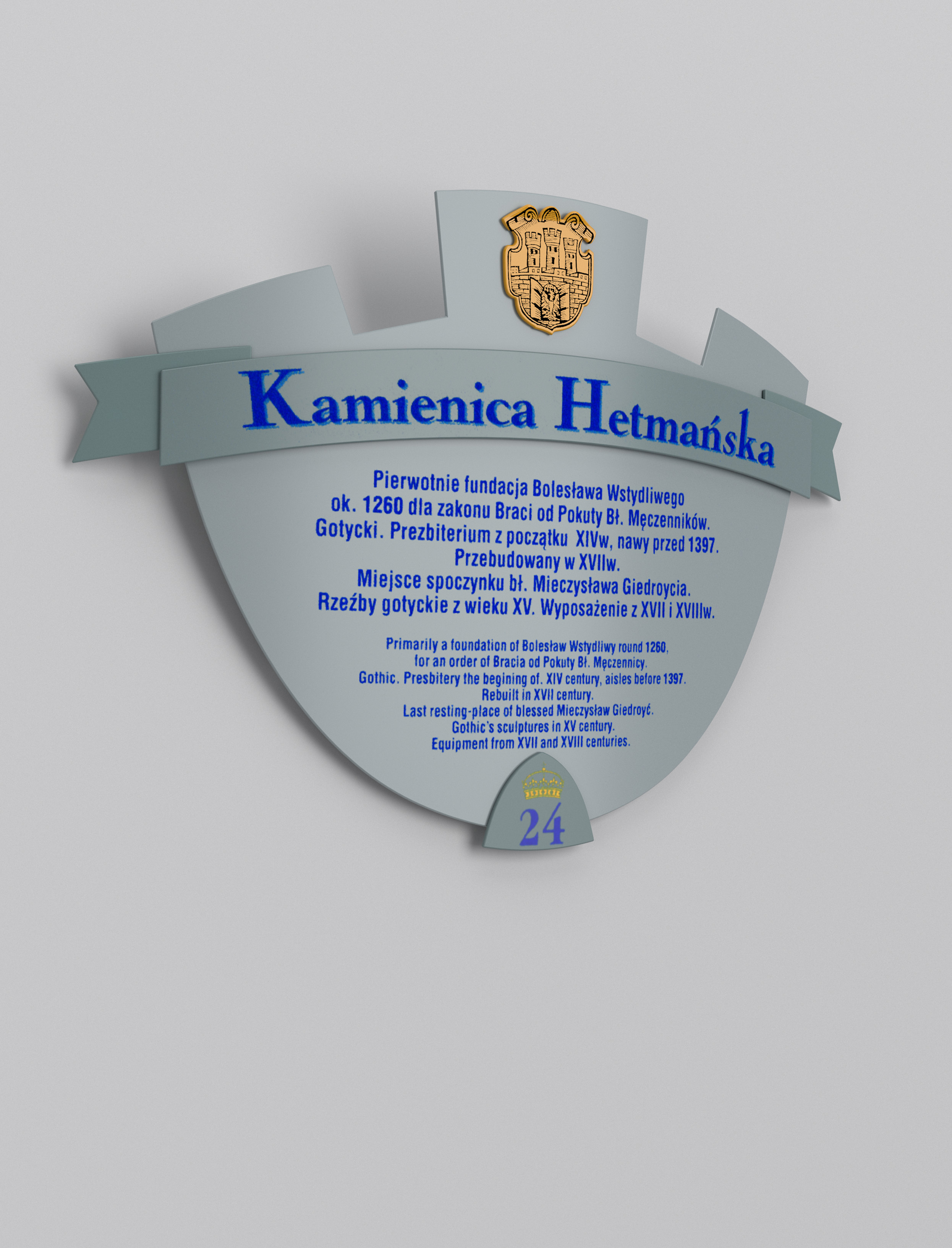 Projekt nośnika informacji o zanytkach dla miasta Krakowa. 3